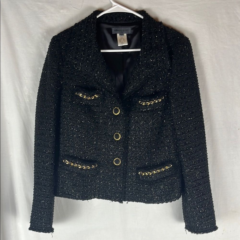 Black and Gold Renato Nucci Paris Blazer